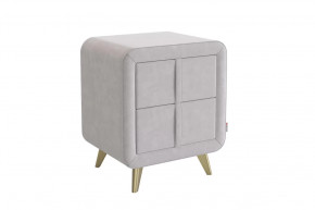 Тумба прикроватная Софи 2 галька (велюр) в Сургуте - surgut.mebel-tymen.ru | фото