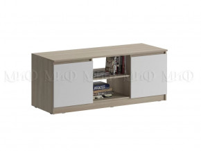 Тумба ТВ Челси Белый глянец, дуб сонома в Сургуте - surgut.mebel-tymen.ru | фото