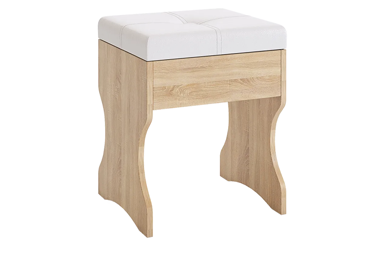 Пуф Виктория-1 дуб сонома в Сургуте - surgut.mebel-tymen.ru | фото