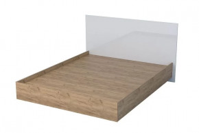 ЭГО Кровать (арт.031) Дуб крафт/Белый глянец Диал в Сургуте - surgut.mebel-tymen.ru | фото